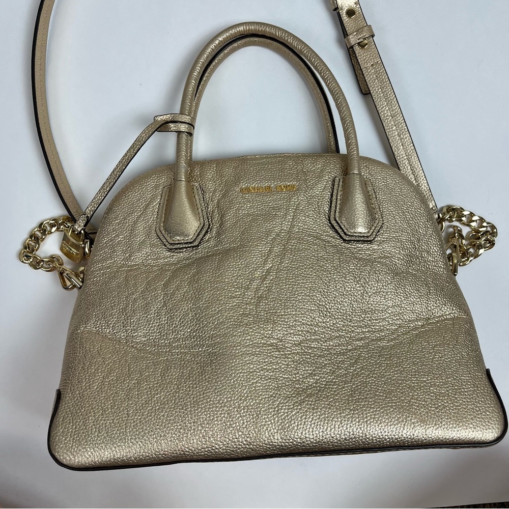 Michael Kors Mercer Bag Dome Satchel Crossbody Handbag Purse - Picture 4 of 16